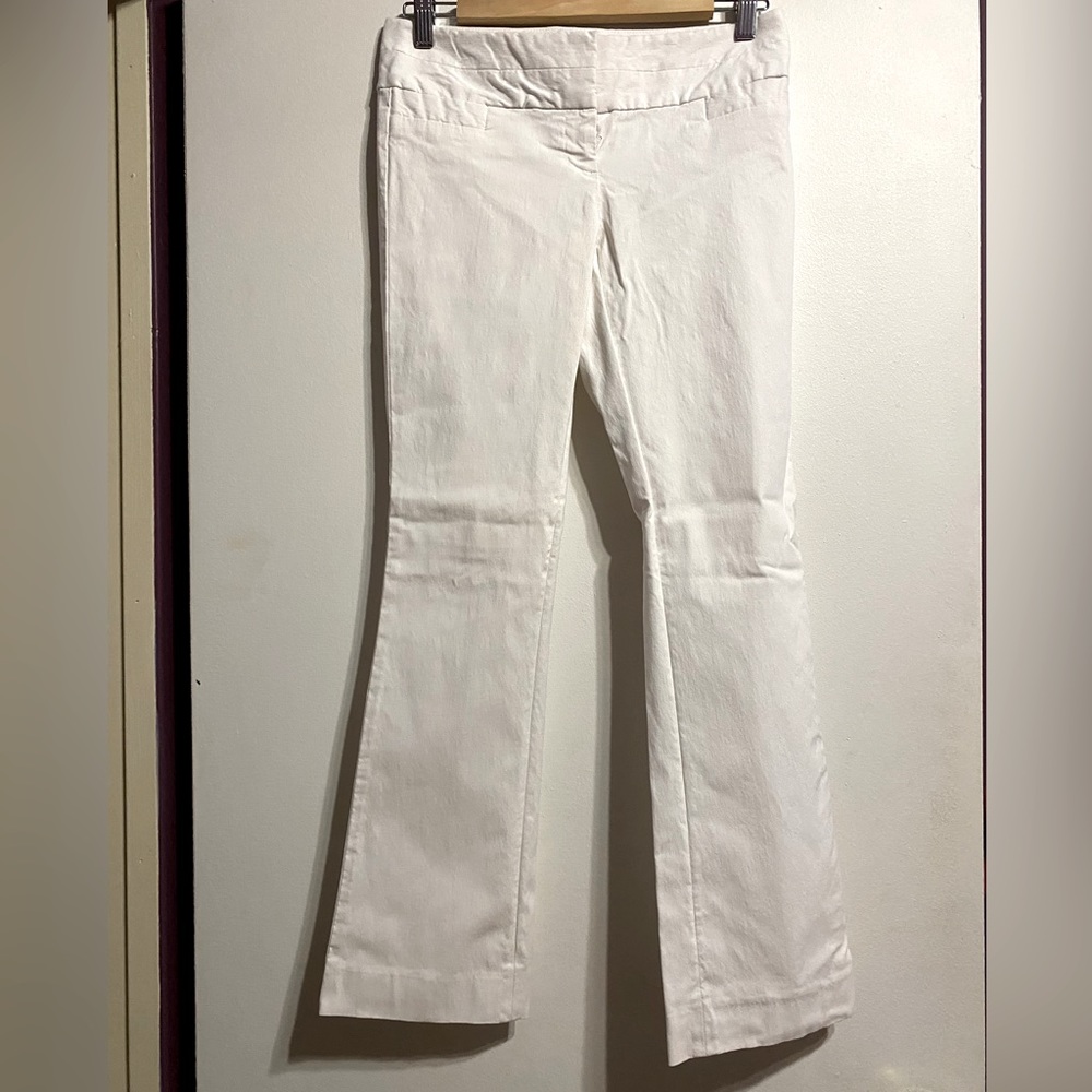 The Limited white dress slacks. Exact Stretch.